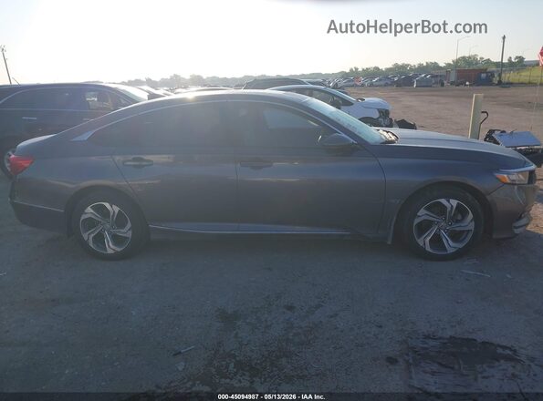 1HGCV1F52JA085170 2018 HONDA ACCORD Gray Вид задньої частини салону
