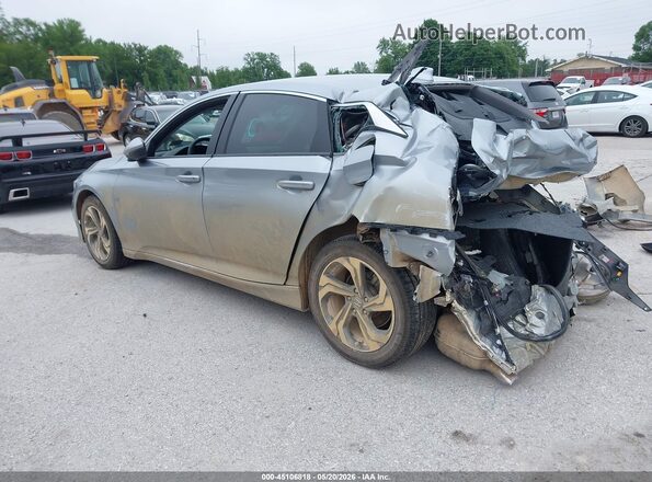 1HGCV1F52JA187293 2018 HONDA ACCORD Серый Задняя левая четверть