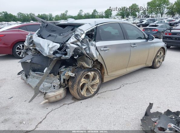 1HGCV1F52JA187293 2018 HONDA ACCORD Серый Задняя правая четверть
