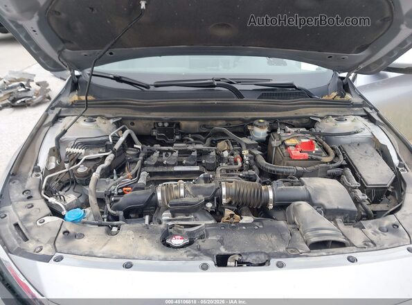 1HGCV1F52JA187293 2018 HONDA ACCORD Серый Вид сзади