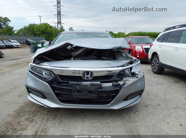 1HGCV1F52JA216405 2018 HONDA ACCORD Silver Rear interior view