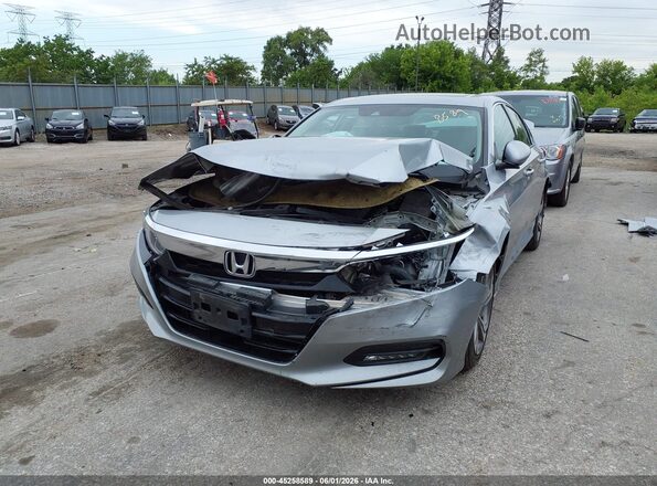 1HGCV1F52JA216405 2018 HONDA ACCORD Silver Front view