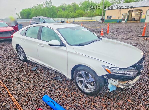 1HGCV1F52KA030719 2019 HONDA ACCORD White 