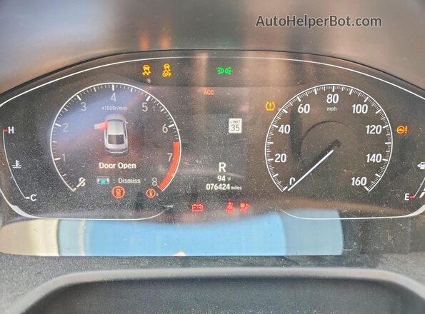 1HGCV1F52KA030719 2019 HONDA ACCORD White 