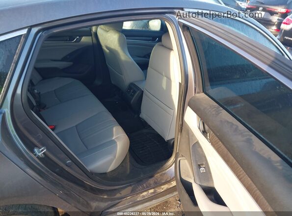1HGCV1F52LA128909 2020 HONDA ACCORD Gray VIN կոդի պիտակի տեսք