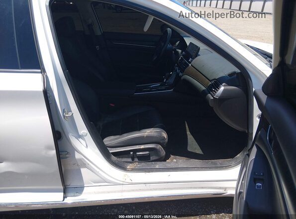 1HGCV1F52MA007721 2021 HONDA ACCORD White Вид салону спереду