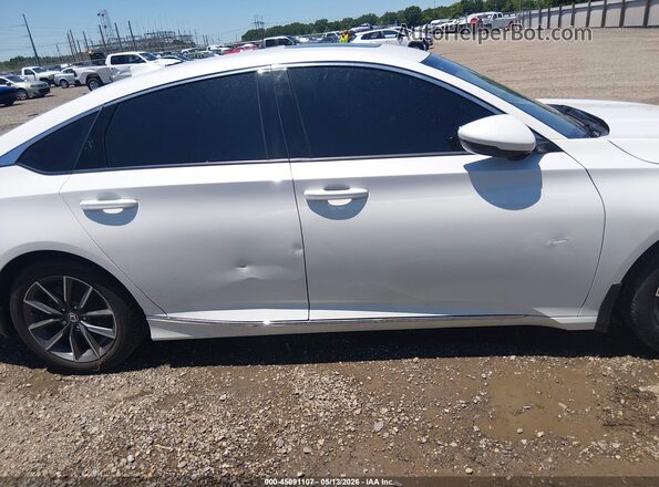 1HGCV1F52MA007721 2021 HONDA ACCORD White Панорамний вид салону 360°