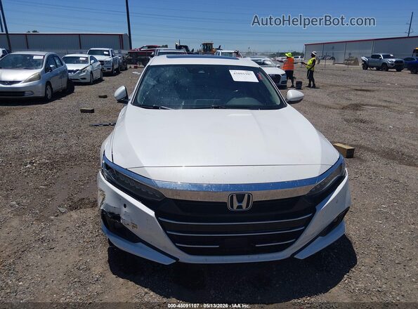 1HGCV1F52MA007721 2021 HONDA ACCORD White Вид задньої частини салону