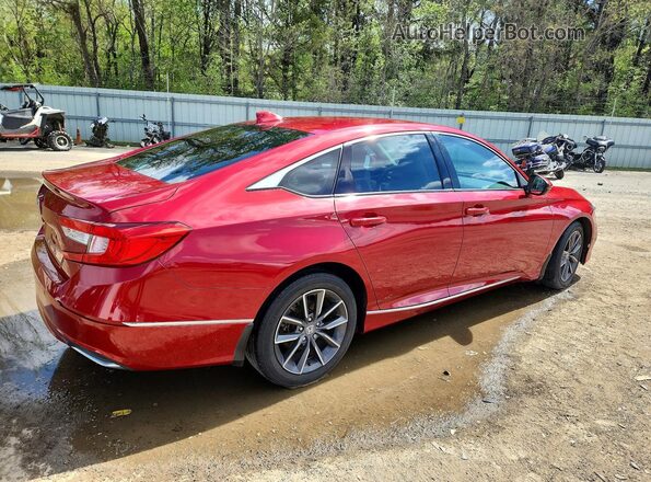1HGCV1F52MA061455 2021 HONDA ACCORD Red Rear right