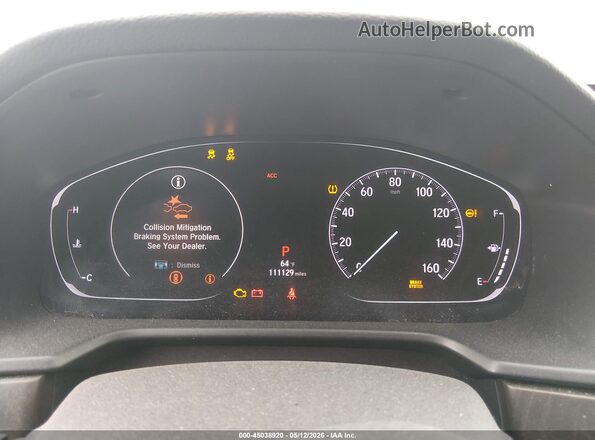 1HGCV1F54LA060239 2020 HONDA ACCORD Серый Вид задних сидений