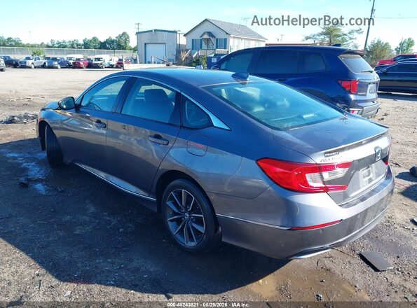 1HGCV1F54MA055219 2021 HONDA ACCORD Gray უკანა მარცხენა