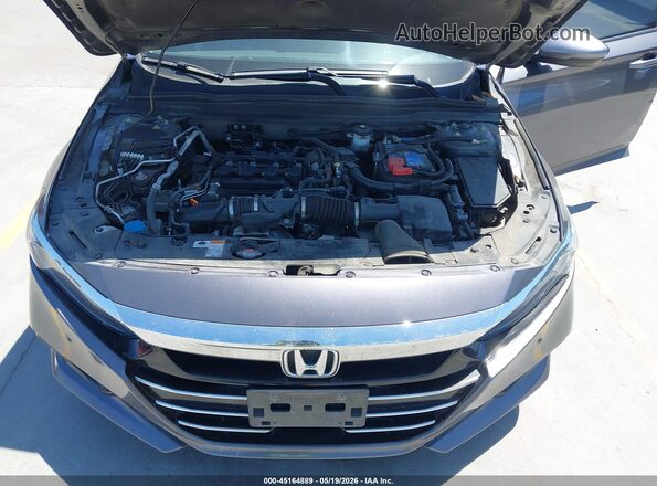 1HGCV1F54NA029849 2022 HONDA ACCORD Gray უკანა ხედი