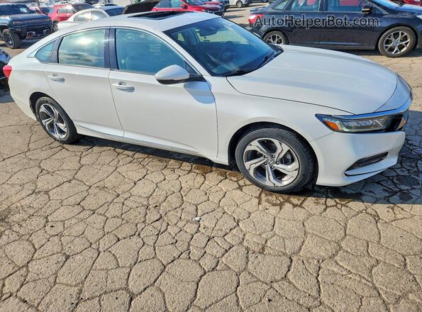 1HGCV1F55JA108506 2018 HONDA ACCORD White 