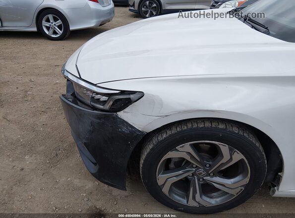 1HGCV1F55JA265355 2018 HONDA ACCORD White Front view