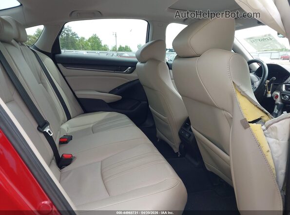 1HGCV1F55MA046822 2021 HONDA ACCORD Red Vista de la etiqueta del VIN