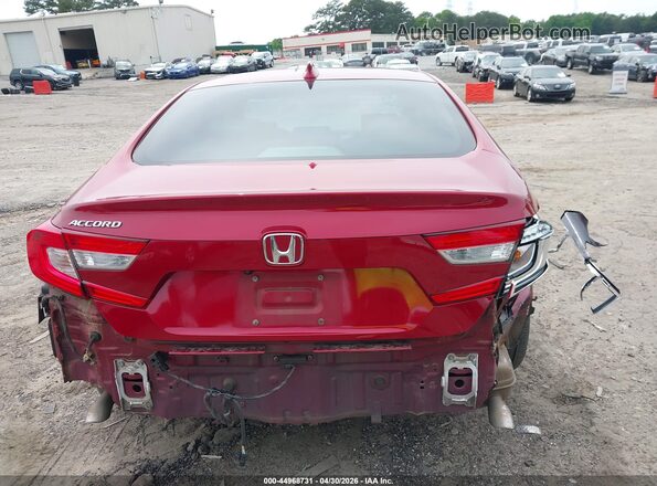 1HGCV1F55MA046822 2021 HONDA ACCORD Red 
