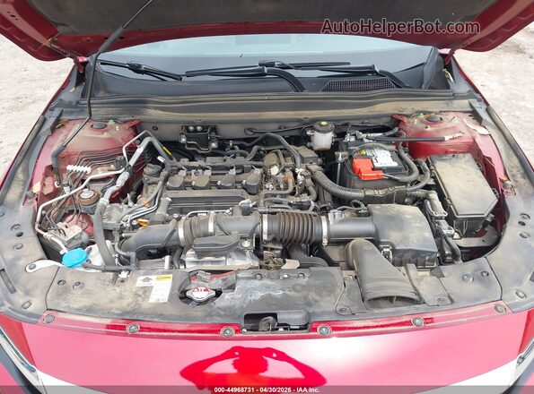 1HGCV1F55MA046822 2021 HONDA ACCORD Red Vista trasera