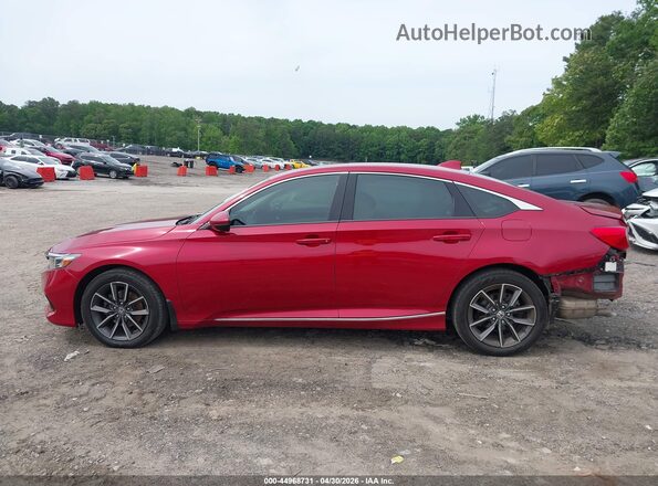 1HGCV1F55MA046822 2021 HONDA ACCORD Red Vista interior de 360 grados