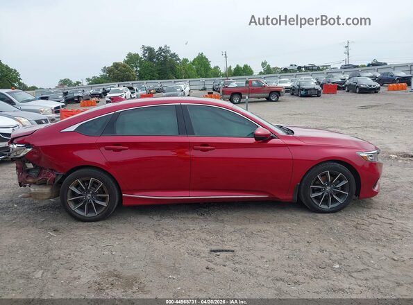1HGCV1F55MA046822 2021 HONDA ACCORD Red Vista interior trasera