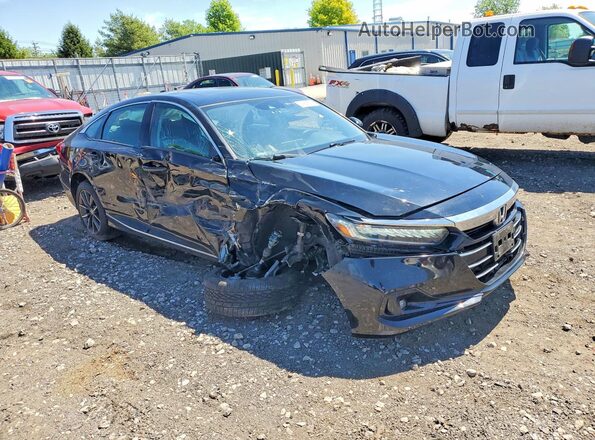 1HGCV1F56NA018030 2022 HONDA ACCORD Black 