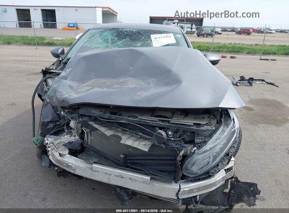 1HGCV1F57KA147888 2019 HONDA ACCORD Gray Սալոնի հետևի տեսք