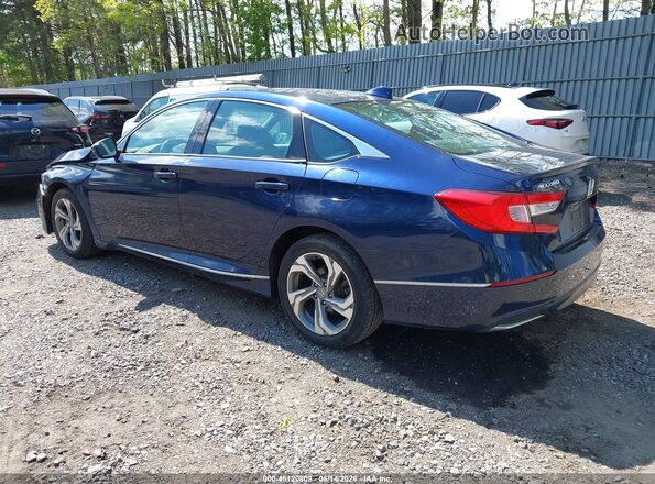 1HGCV1F58JA100450 2018 HONDA ACCORD Синий Задняя левая четверть