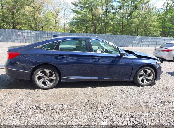1HGCV1F58JA100450 2018 HONDA ACCORD Синий Панорамный вид салона 360°