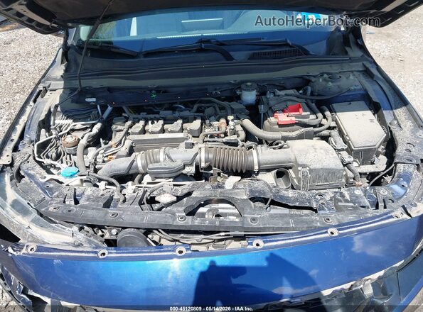 1HGCV1F58JA100450 2018 HONDA ACCORD Синий Вид сзади