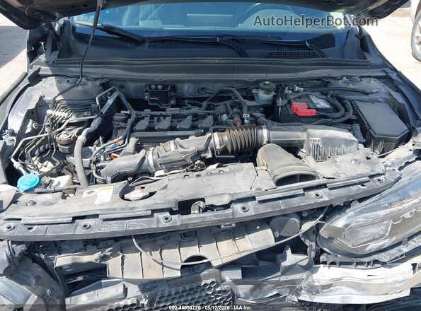 1HGCV1F58KA158074 2019 HONDA ACCORD Gray Вид ззаду