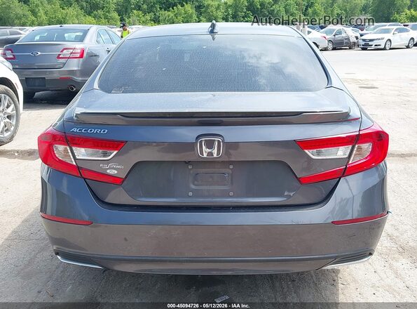 1HGCV1F58KA158074 2019 HONDA ACCORD Gray 
