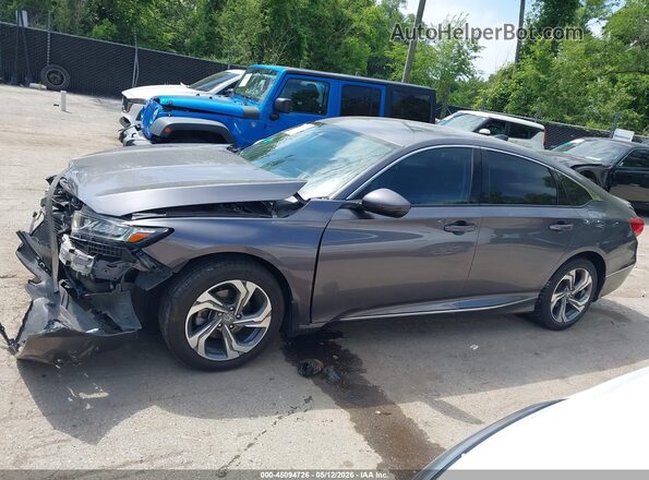1HGCV1F58KA158074 2019 HONDA ACCORD Gray 