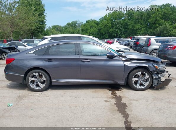 1HGCV1F58KA158074 2019 HONDA ACCORD Gray Панорамний вид салону 360°