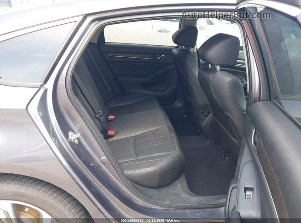 1HGCV1F58KA158074 2019 HONDA ACCORD Gray Вид наклейки з VIN-кодом