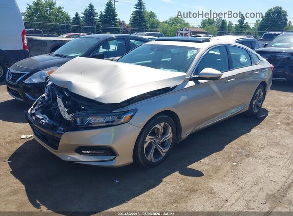 1HGCV1F58LA040592 2020 HONDA ACCORD Champagne Front left