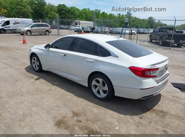1HGCV1F59JA161208 2018 HONDA ACCORD Белый Задняя левая четверть