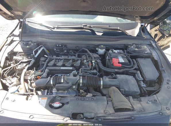 1HGCV1F59LA063573 2020 HONDA ACCORD Black Вид ззаду