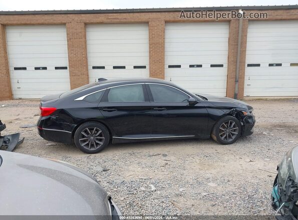 1HGCV1F59MA008378 2021 HONDA ACCORD Black Панорамний вид салону 360°