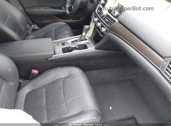 1HGCV1F59MA008378 2021 HONDA ACCORD Black Вид салону спереду