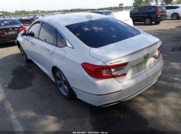 1HGCV1F5XJA025119 2018 HONDA ACCORD White Հետևի ձախ