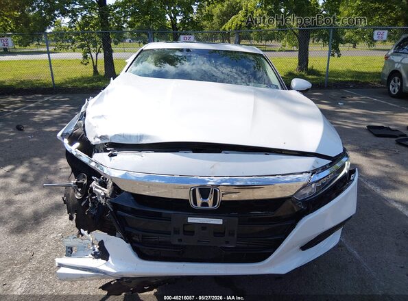 1HGCV1F5XJA025119 2018 HONDA ACCORD White Դիմացի տեսք