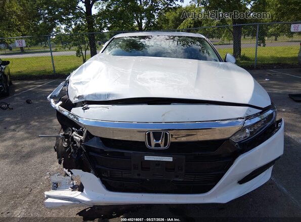 1HGCV1F5XJA025119 2018 HONDA ACCORD White Սարքավորումների վահանակի տեսք