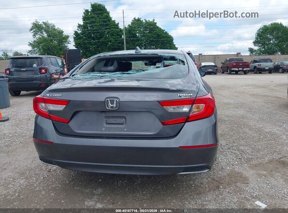 1HGCV1F5XJA048450 2018 HONDA ACCORD Gray 
