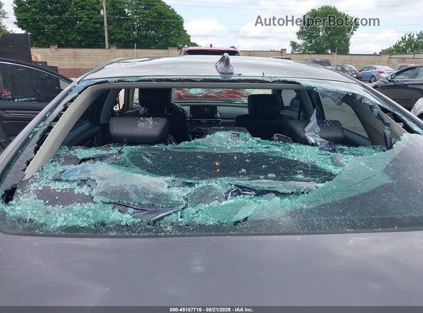 1HGCV1F5XJA048450 2018 HONDA ACCORD Gray Вид спереду
