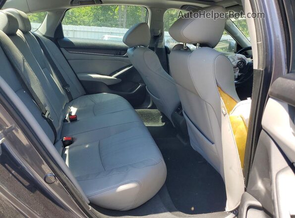 1HGCV1F5XJA119856 2018 HONDA ACCORD Gray 