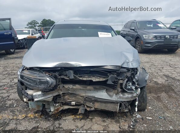 1HGCV1F5XJA163338 2018 HONDA ACCORD Silver Vista del cuadro de instrumentos
