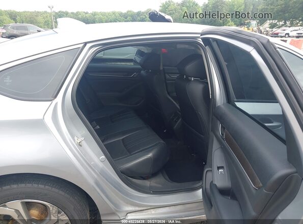 1HGCV1F5XJA163338 2018 HONDA ACCORD Silver Vista de la etiqueta del VIN