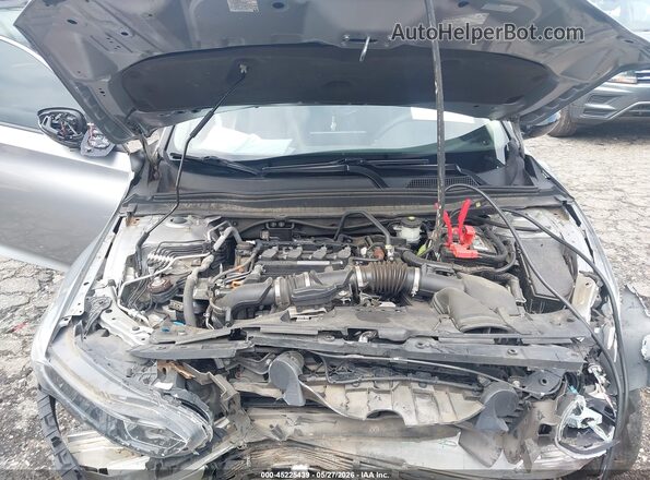 1HGCV1F5XJA163338 2018 HONDA ACCORD Silver Vista trasera