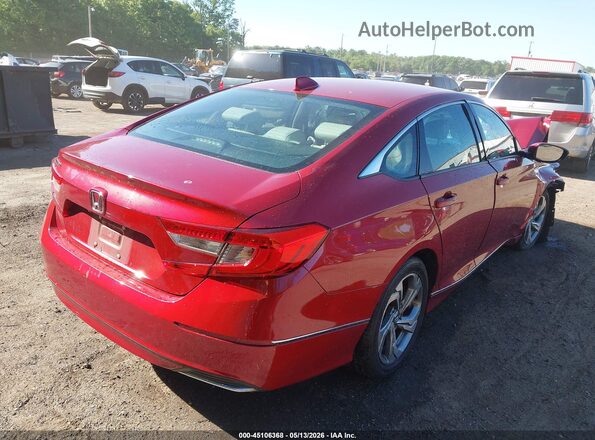 1HGCV1F63JA084408 2018 HONDA ACCORD Red Rear right