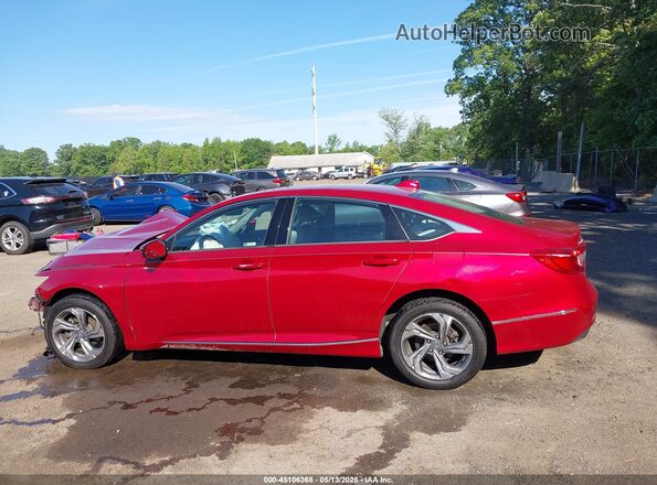 1HGCV1F63JA084408 2018 HONDA ACCORD Red 