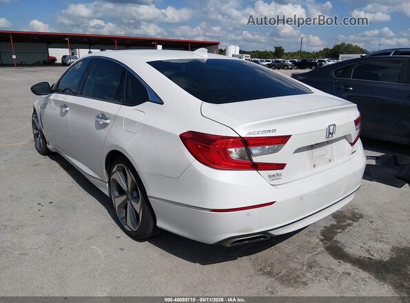 1HGCV1F92JA161067 2018 HONDA ACCORD Белый Задняя левая четверть